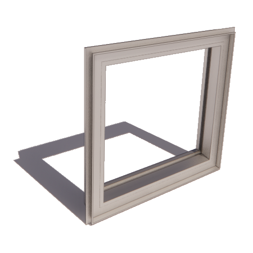 Series 6100 Windows: Standard Nail On - Awning with Encore Hardware