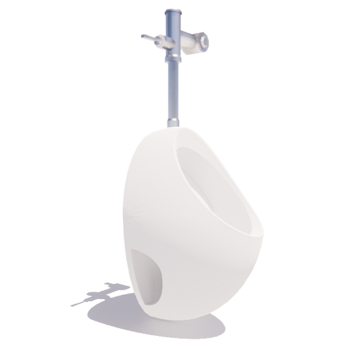 Brevity 422 Wash-Down Urinal w/Integrated Trap