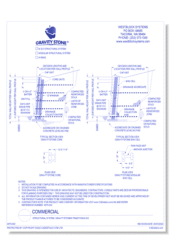 Structural System - GravityStone® Tradition M.S.E.