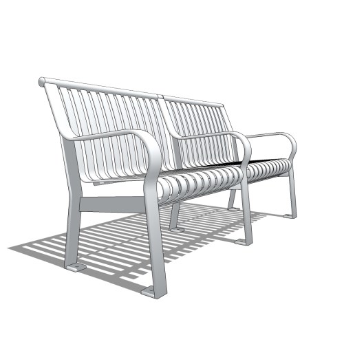 Carnival™ Bench: 8 Ft. with Center Leg
