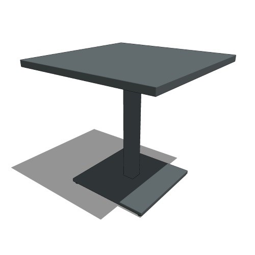 Solid Top Table: Lock ( Model 473K )