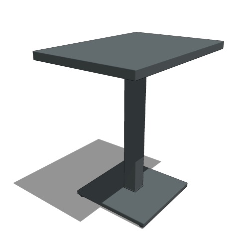 Solid Top Table: Lock ( Model 476K )