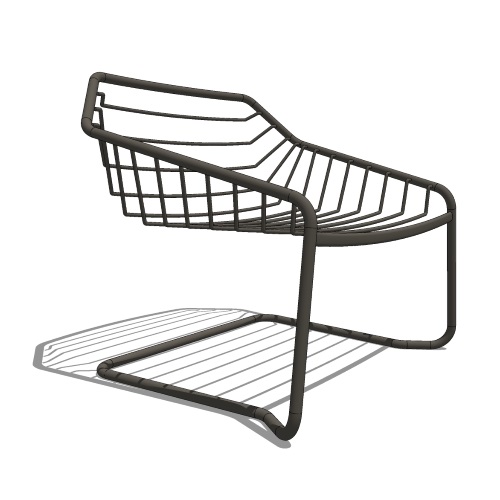 Lounge Armchair: Cantilever ( Model 034 )