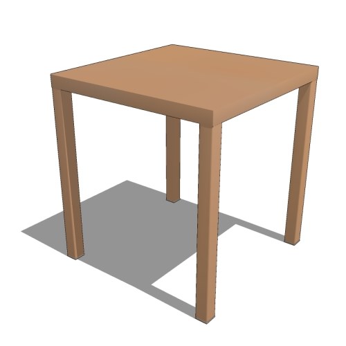 Solid Top Table: Nova ( Model 858 )
