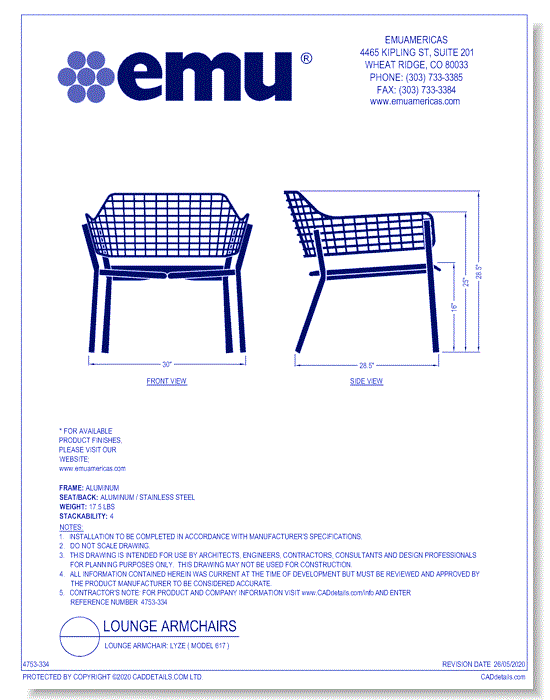 Lounge Armchair: Lyze ( Model 617 )