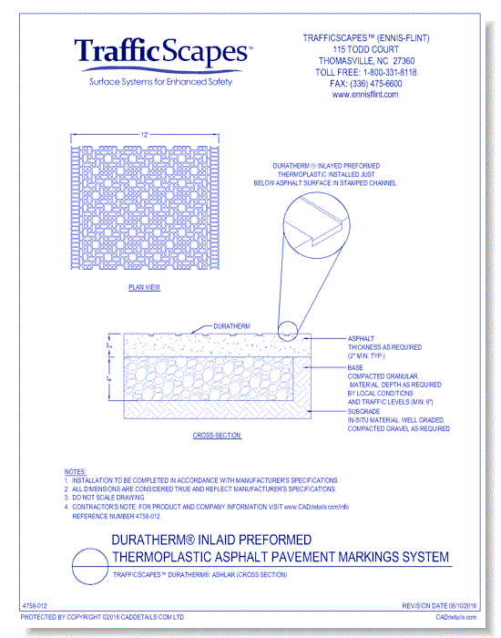 TrafficScapes™ Duratherm®: Ashlar (Cross Section)