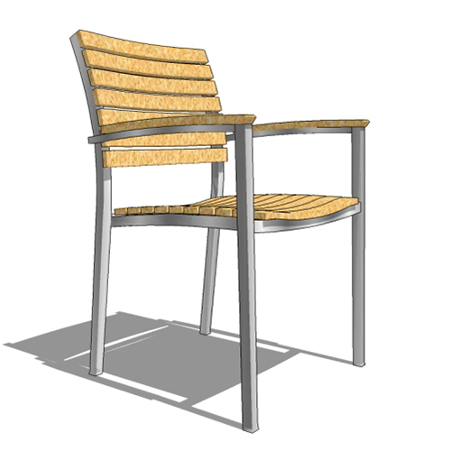 CAD Drawings BIM Models Westminster Teak Vogue Dining Chair