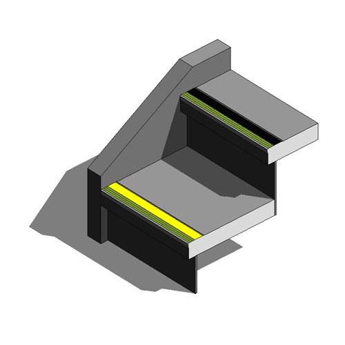 S2-E30 Series Luminous Cast in Place Stair Nosings