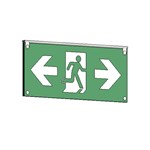 View RM Architectural Series Exit Signs: Bi-Directional