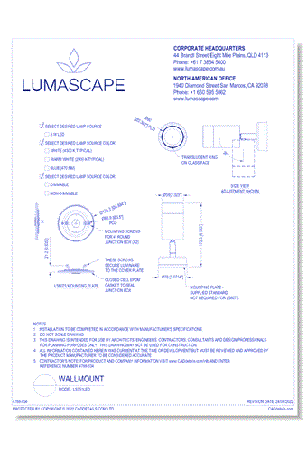 Wallmount Lighting - Model: LS751LED