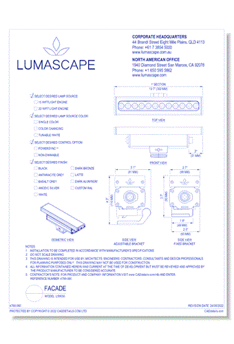 Facade Lighting - Model: LS9050