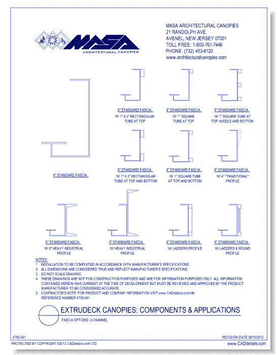 Fascia Options: J-Channel