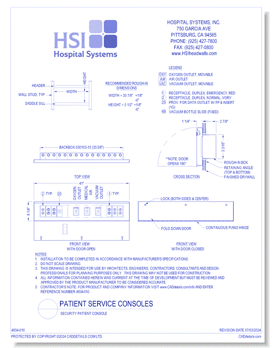 Security Patient Console