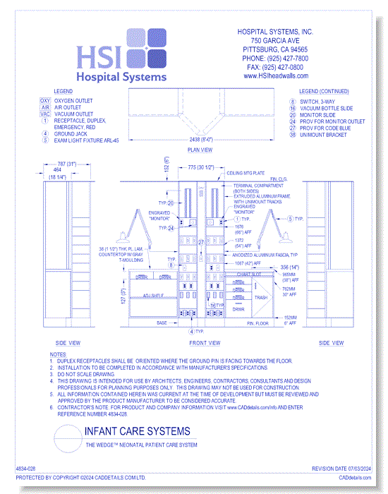 The Wedge™ Neonatal Patient Care System