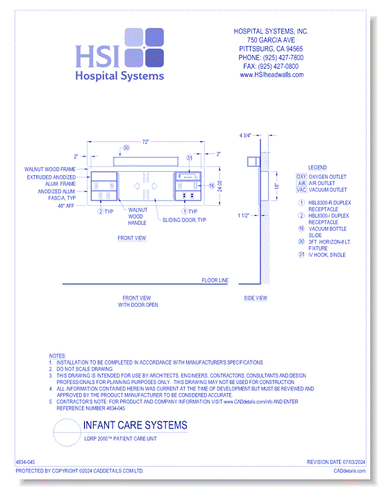 LDRP 2000™ Patient Care Unit