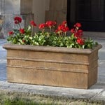 View Cast Stone Collection: Classic Rolled Rim Cast Stone Window Box
