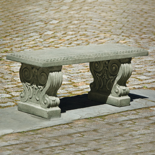 CAD Drawings Campania International Signature Collection: Classic Garden Bench