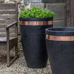 View Cast Stone Collection: Moderne Tapered Planter Series