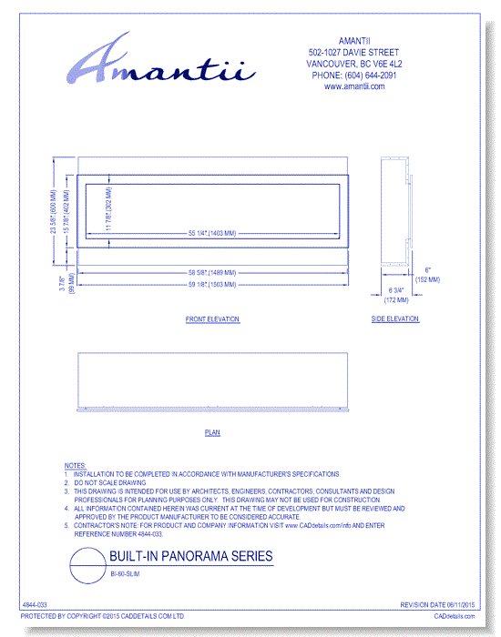 Panorama Series: BI-60-SLIM