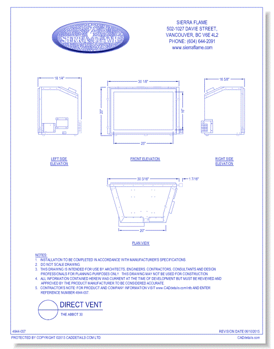 Direct Vent Insert: The Abbot 30