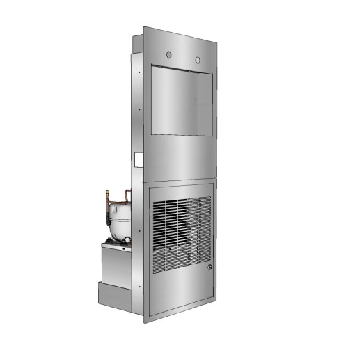 Bottle Filling Stations: FCC-B103-HC  Recessed Fountain with ES-2-MOD Chiller/Purifier and Hot Water