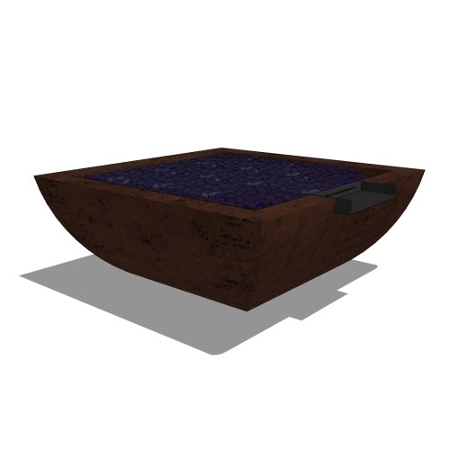 Legacy Square Fire Water Bowl