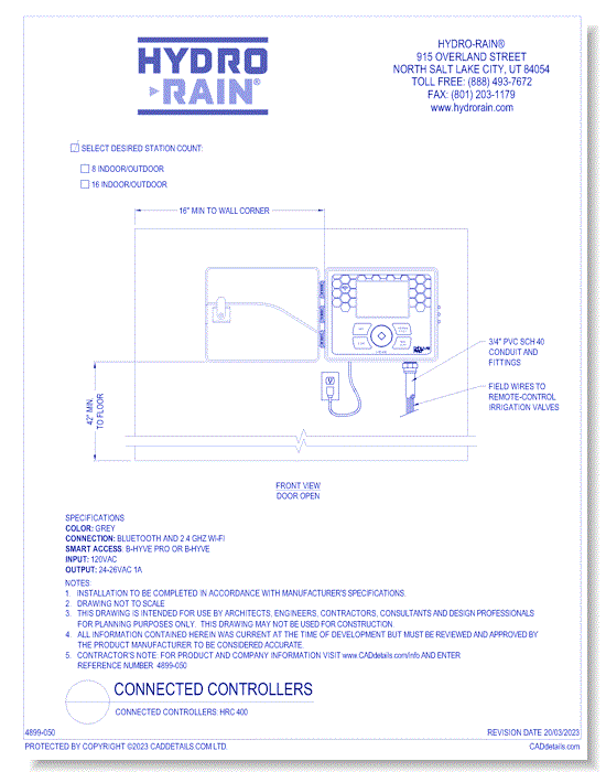 Connected Controllers: HRC 400