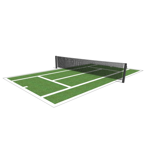 Tennis Court Striping Layout 