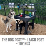 View The Dog Post® Leash & Toy Box