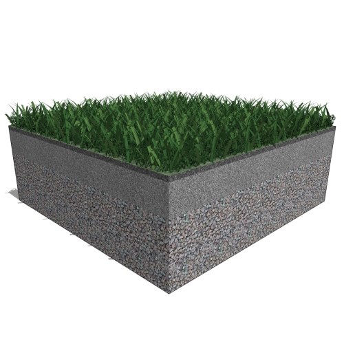 Landscape: LXR Pro 90s - Aggregate Base - No Infill