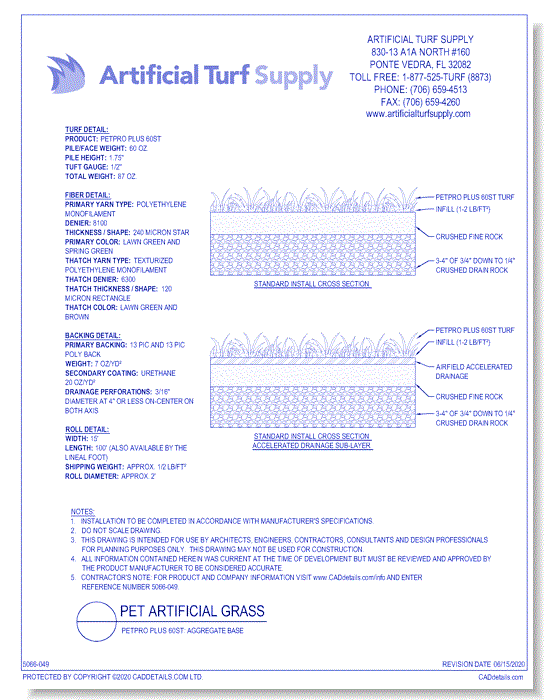 Pet: PetPRO Plus 60st - Aggregate Base