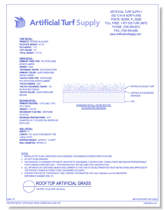 Roof Top: PetPRO Plus 80st - No Infill