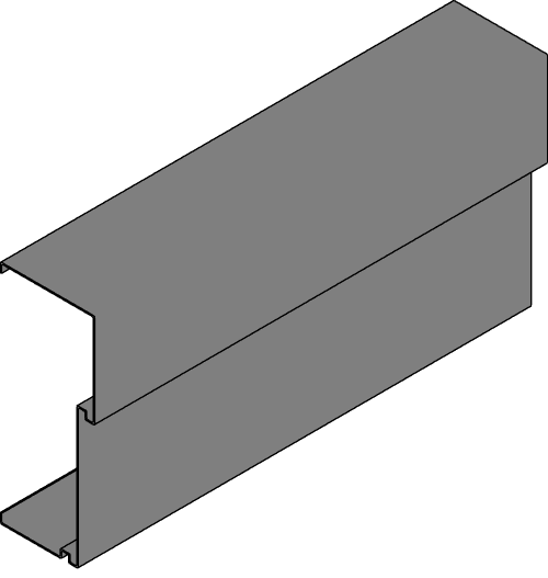 Fiberglass Cornice: CR 106x8, 24" H x 10" P x 96" L