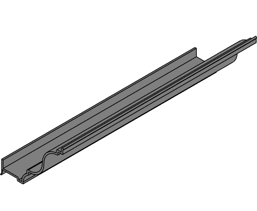 Fiberglass Cornice: CR 125x8, 13-7/16" H x 15-3/4" P x 96" L