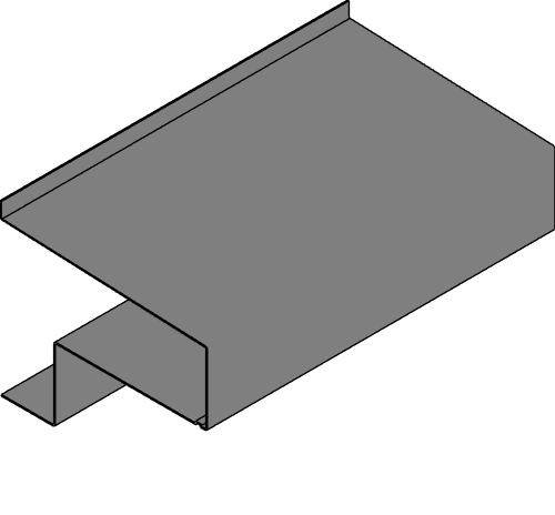 Fiberglass Cornice: CR 160x8, 23" 1/4" H x 28 5/8" P x 96" L