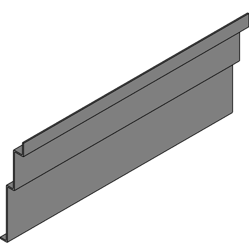 Fiberglass Cornice: CR 189x8, 20-1/8'' H x 5'' P x 96'' L