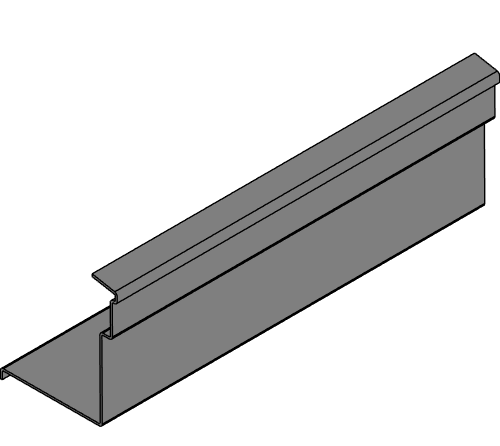 Fiberglass Cornice: CR 216x8, 17'' H x 14-3/4'' P x 8' L