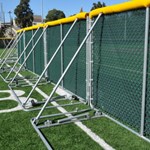 CAD Drawings SportaFence Products Wheeled Fence: Deluxe SportaFence™ Portable Fencing System for Baseball