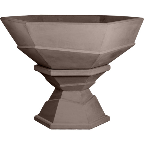CAD Drawings Jackson Cast Stone 48" Prisma Bowl With Pedestal