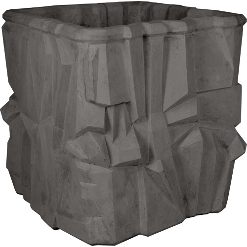 CAD Drawings Jackson Cast Stone 25" Fernand Square Planter