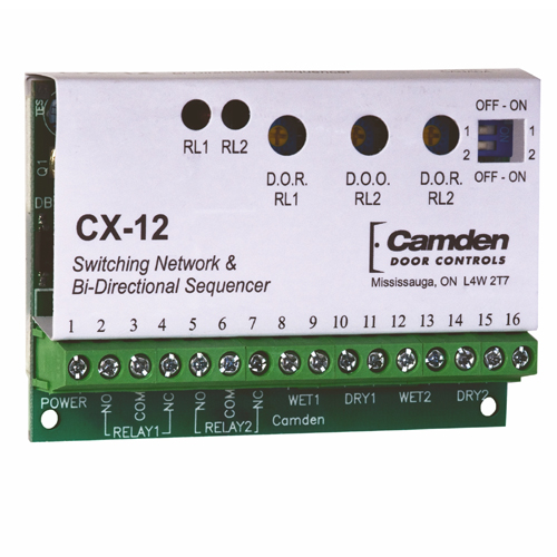 CAD Drawings Camden Door Controls CX-12: Switching Network