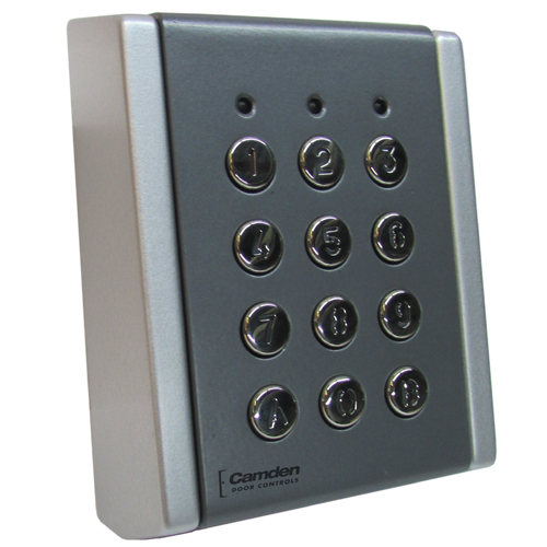 CAD Drawings Camden Door Controls CV-710SL: Surface Mount Metal Wiegand Keypad