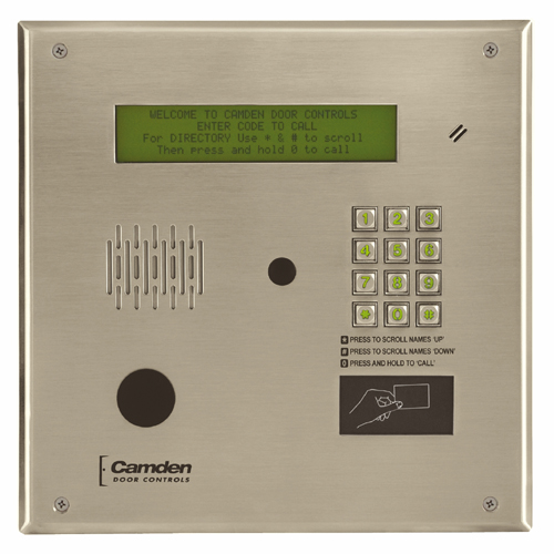 CAD Drawings Camden Door Controls CV-TAC400: Telephone Entry System
