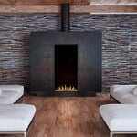 View Indoor Flare Passage - Modern Vertical Fireplaces