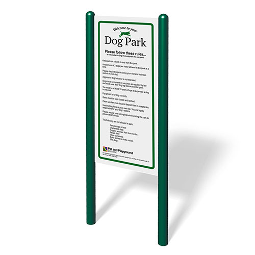 CAD Drawings Barks & Rec Rules Sign