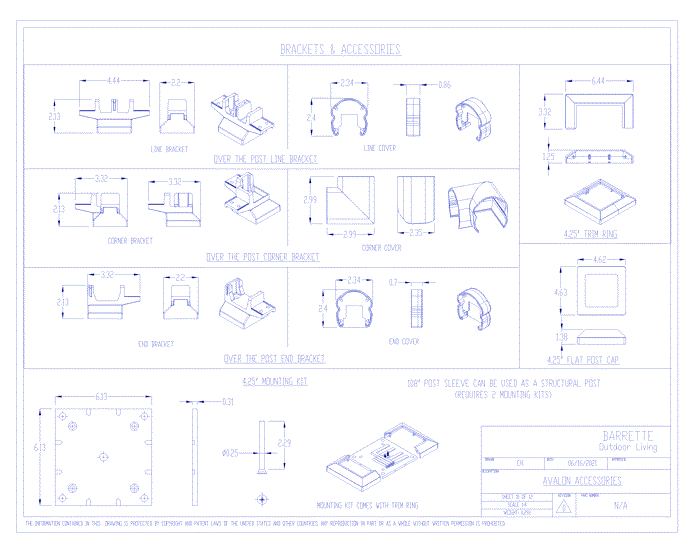 Avalon Aluminum Railing®: Accessories (Part 2)