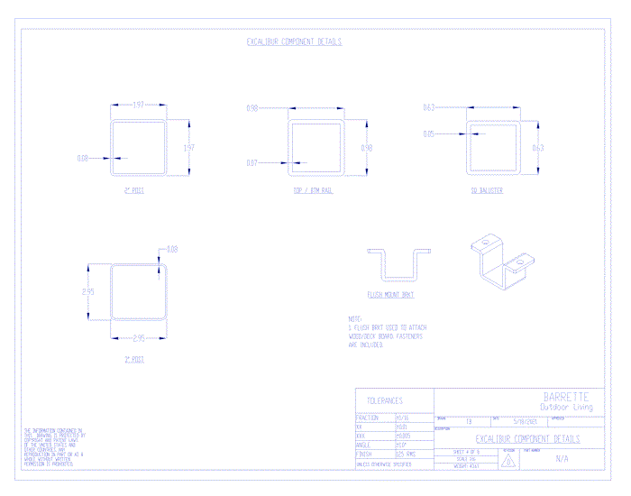 Excalibur®: Component Details (Part 2)