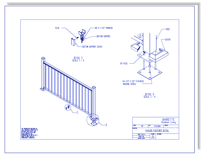 Avalon Aluminum Railing®: Fastener Detail (Part 2)