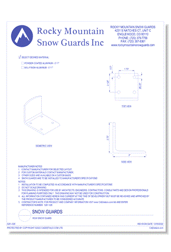 RGW Snow Guard