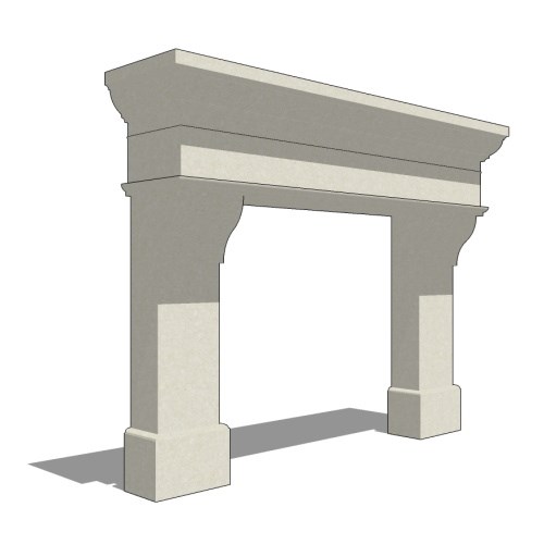 Fireplace Mantels: French Country 72 Standard Mantel 